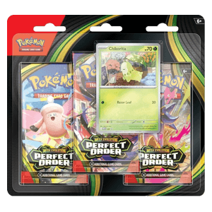 Perfect Order: Chikorita 3-Pack Blister 🇺🇸 (EN)