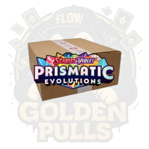Pokémon Scarlet & Violet Prismatic Evolutions Elite Trainer Box Case INGLES