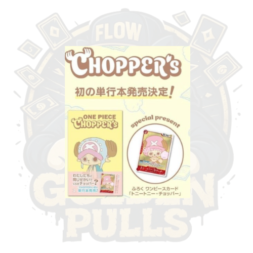 ONE PIECE CHOPPER’s Vol. 1 carta/comic promocional EB02-003