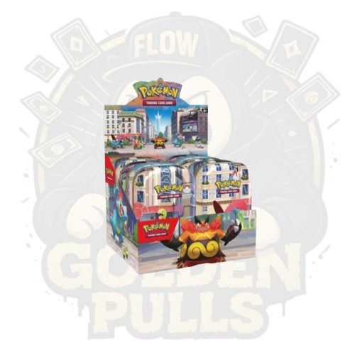 Pokémon TCG Lumiose City Mini Tin Display Case 10 Latas Inglés