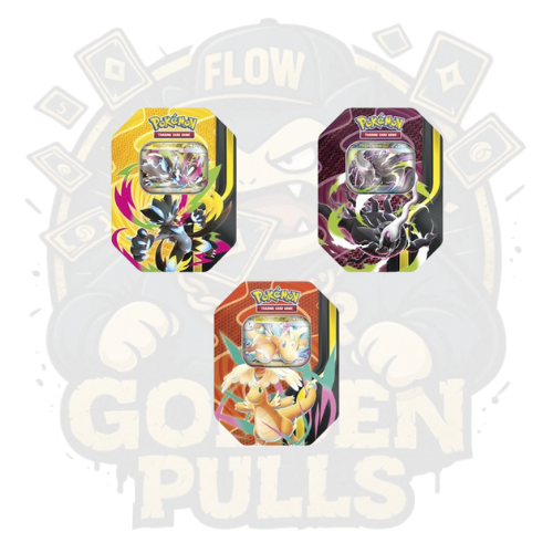 Latas Zeraora, Darkrai y Dragonite — Pokémon TCG ESPAÑOL