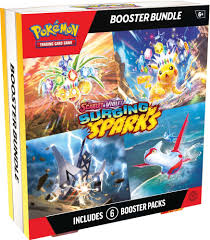 2-Pack Trainer Box & Booster Bundle Pokemon Surging Sparks Ingles